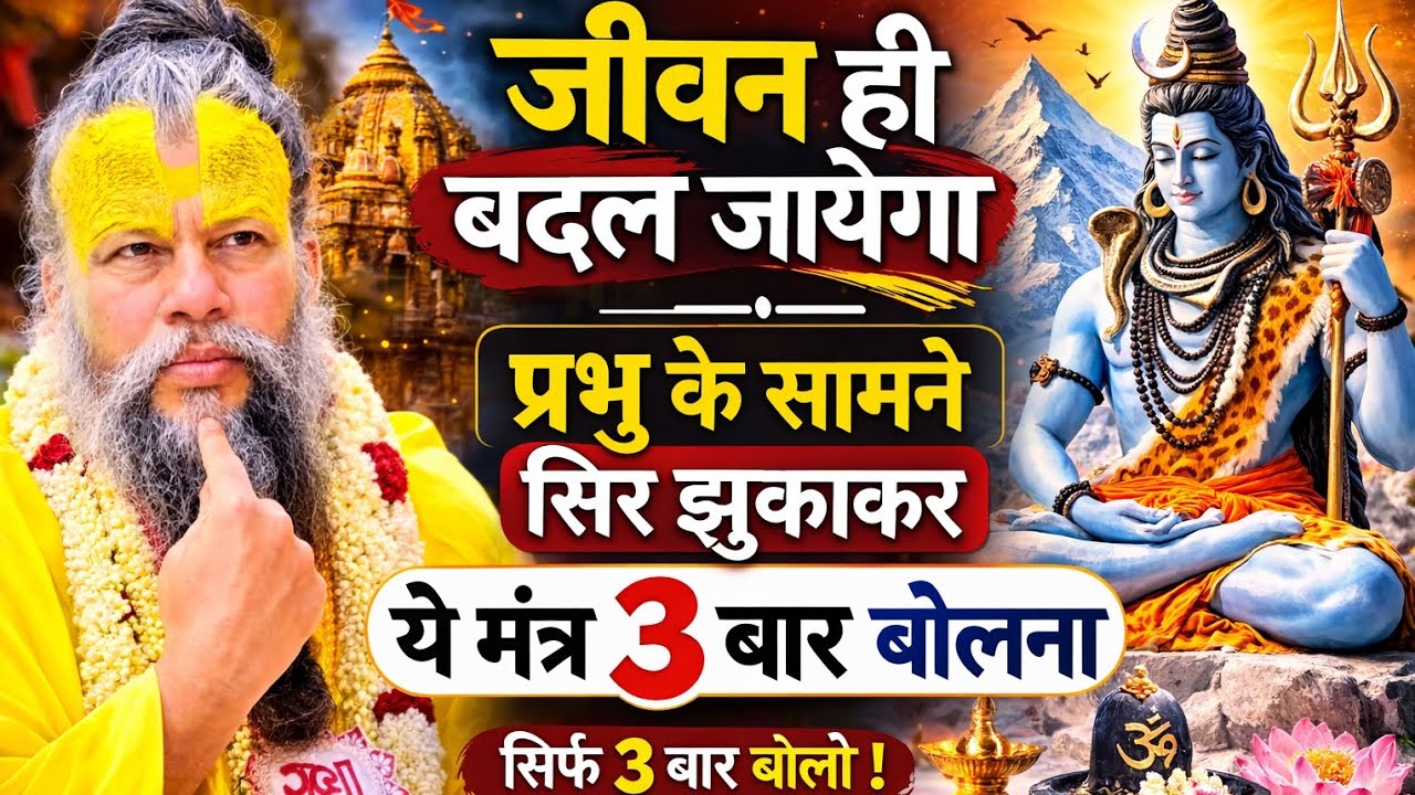 सिर्फ 3 बार यह मंत्र बोलो 🙏 जीवन ही बदल जायेगा | Premanand Ji Maharaj