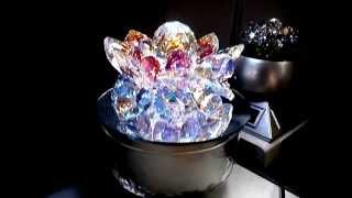 Sacred Crystal Lotus Flower (BIG) -Sparkling Yellow