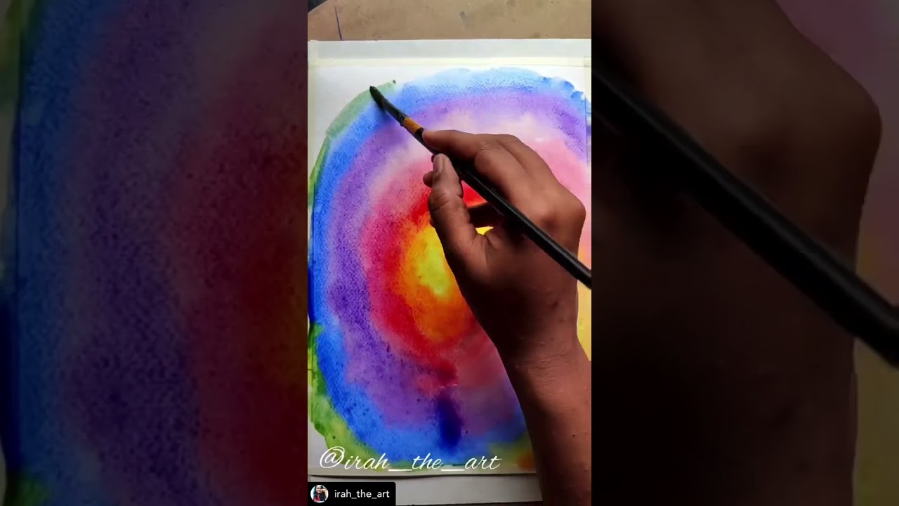 Wonderful colour mandala by @irah_the_art 