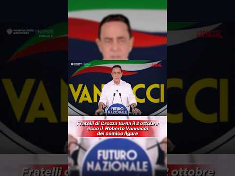 Video Torna Fratelli di Crozza sul Nove: dal 2 ottobre arriva la parodia di Roberto Vannacci