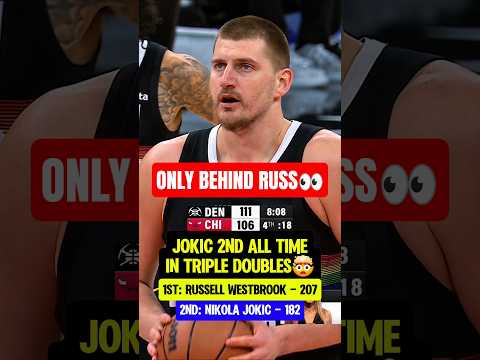 Jokic is HUNTING DOWN Russ RECORD😭