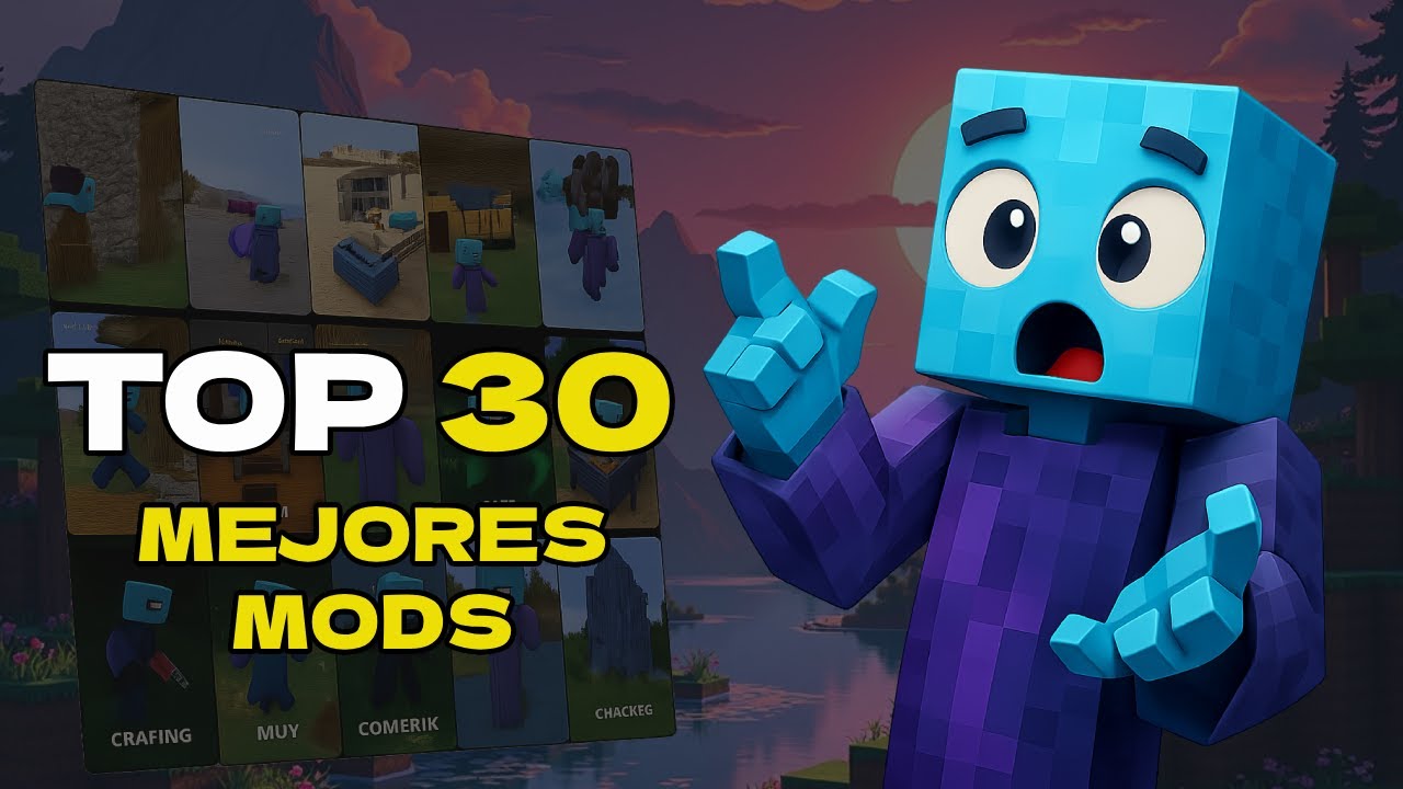 TOP 30 MODS QUE DEBES PROBAR ESTE MES en Minecraft - YouTube