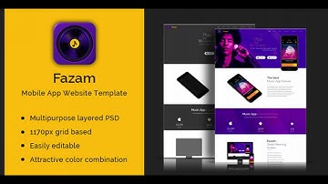Fazam-Mobile App Website Template | Themeforest Website Templates and Themes