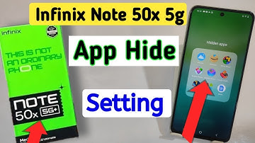 How to Hide Apps on Infinix Note 50x 5G | Infinix Note 50x App Hide Setting