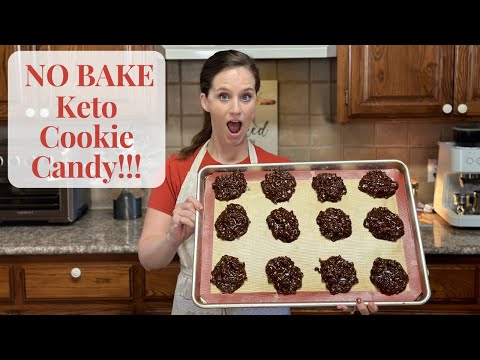 NO BAKE Keto Cookie CANDY! 