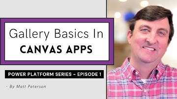 Gallery Basics In Canvas Apps 📱 [Power Platform Series - Ep. 1]