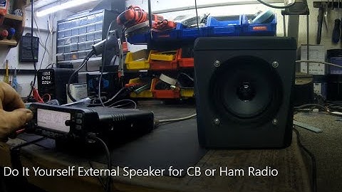 Do It Yourself External Speaker for CB or Ham Radio