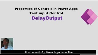Power Apps Text input Control - DelayOutput Property