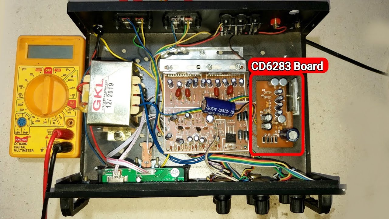 एक ही Cabinet में LA4440 और CD6283 कैसे Connection करें  || You Like Electronic