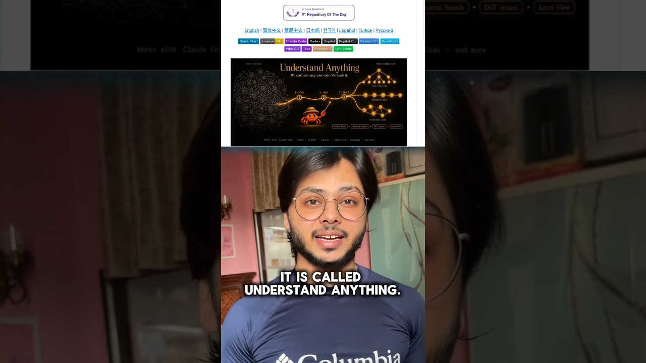 This FREE AI Tool Understands Any Codebase in Seconds 🤯#shorts #ytshorts