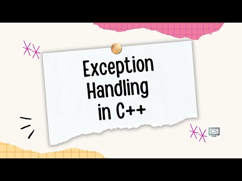 Exception Handling in C++ | try, catch, and throw Explained with Examples