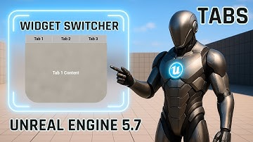 How to Make Clean Switchable Tabs in Unreal Engine 5.7 (Widget Switcher Guide)