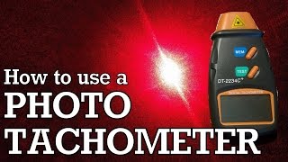 How To Use a Photo Tachometer - DT2234C  Review