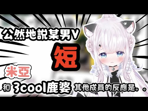 CheukCat Ch 綽貓喵 綽貓公然地說某男V短 米亞和三cool鹿婆的反應是 香港VTuber精華 