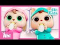 Two babies  abi  aiden stories compilations  eli kids songs  cartoon