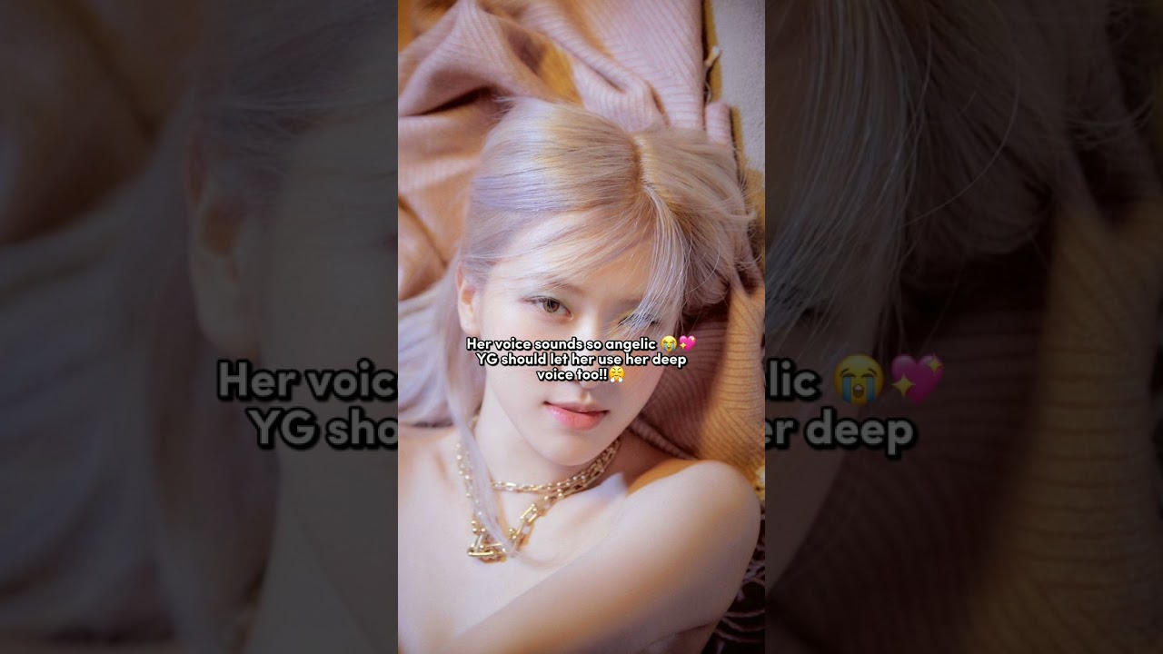 Have you ever heard RosÚ's deep voice?⚠#shorts #kpop #fyp㷠#recommended #viral #trend