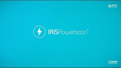 IRISPowerscan™ 12_High-speed Scanning : OCR, capture, sort and index documents.