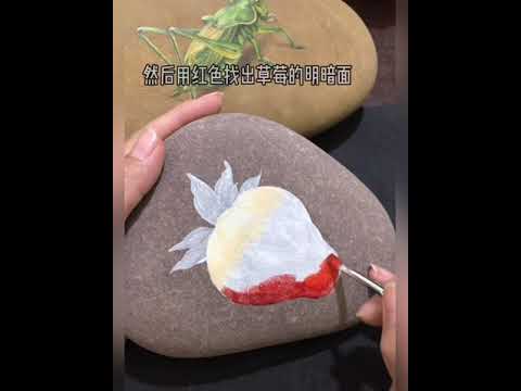 Video Nghệ thuật vẽ dâu tây như thật - youtube