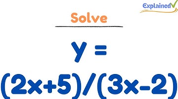 y = (2x+5)/(3x-2), find the derivative