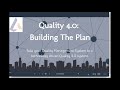 Quality 4.0: Building the Plan