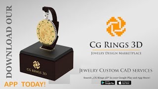 3D Women's Aquarius Zodiac Pendant video