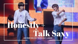 [4K] 240505 라이즈(RIIZE) - Honestly + talk saxy [FAN-CON 'RIIZING DAY' in SEOUL]