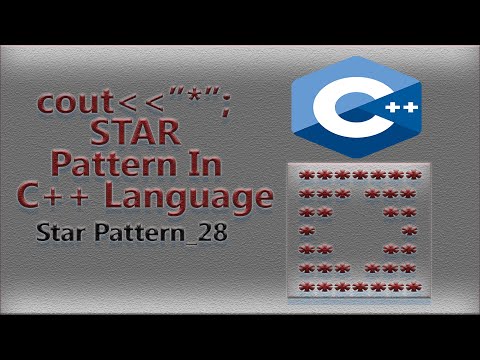 #28 || "*" STAR PATTERN|| in C++ Language