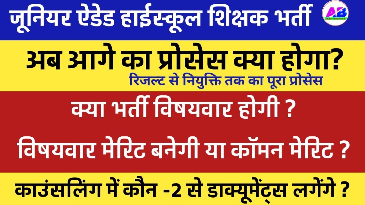 Aided Junior Result to Joining Full Info । Merit Calculation, College Choice, Counselling Documents
