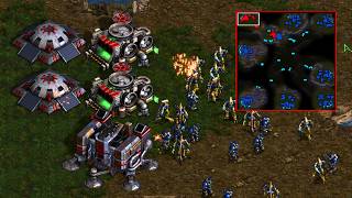 1 Terran Pro vs 7 Computers (Starcraft Remastered)