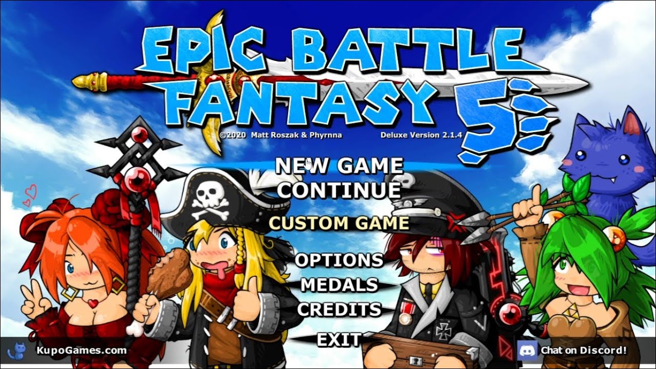 Epic Battle Fantasy 5 Gameplay Walkthrough (Full Game) Part 1: The Journey Began