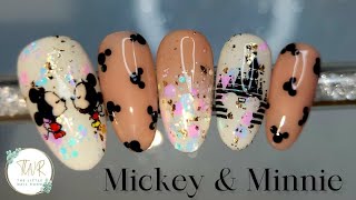 Mickey & Minnie Nails #mickeymousenails #minniemousenails #disney