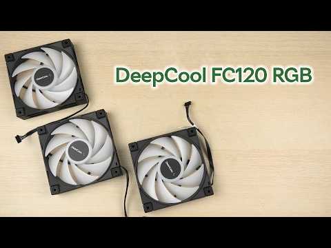 Розпаковка DeepCool для корпусу FC120 3 in 1 RGB