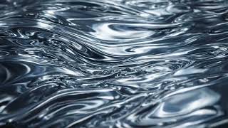 LIQUID SILVER 💿 Futuristic Metallic Flow | 4K Tech Luxury #tvbackground #metallicflow #silver