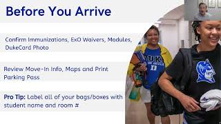 Summer Transition Series: Preparing for First-Year Move-In and Orientation