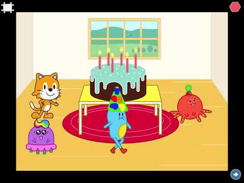 Tic's Birthday! - Episode 25 | Coding using ScratchJr