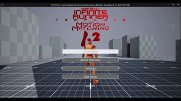 Updates | FPCam | SpawnZones | UI | Motion Matched Infinite Runner Game Template | W | FAB