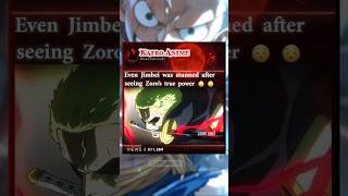 Now Jimbei Knows Why Zoros The Vice Captain