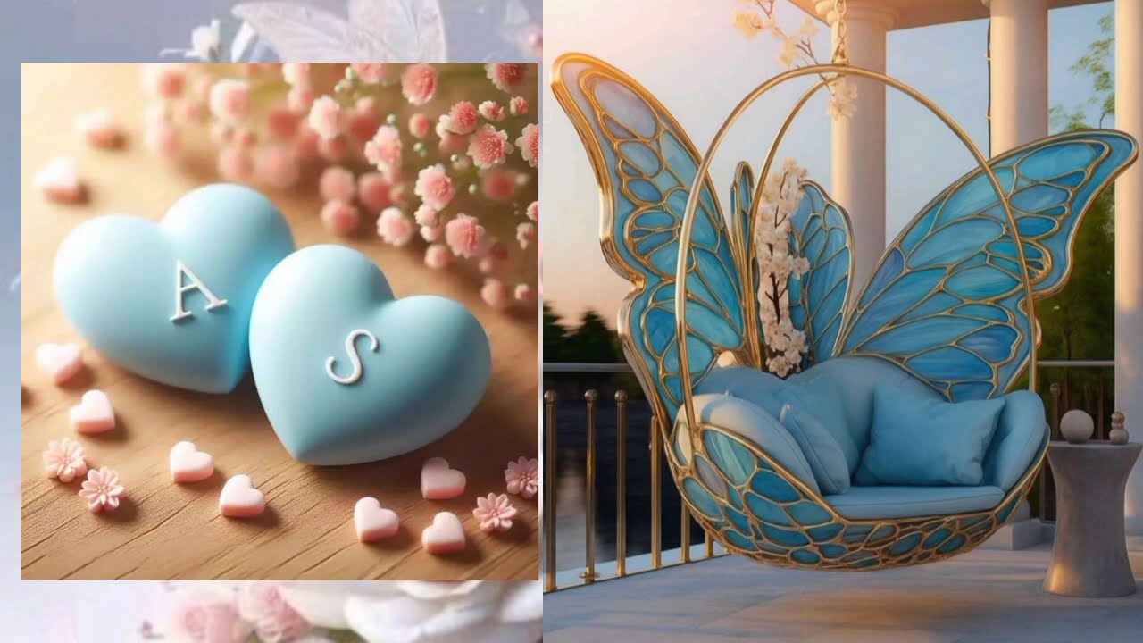 Attitude couple😘 frist  letter names with Luxury Swing 💞