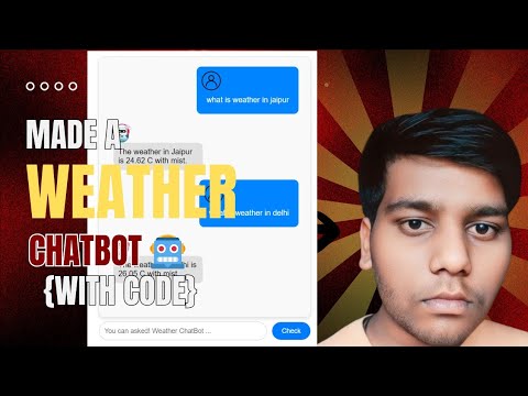 Build Your Own Weather Chatbot in JavaScript! 🌦 | Step-by-Step Tutorial ...