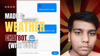 Build Your Own Weather Chatbot in JavaScript! 🌦 | Step-by-Step Tutorial
