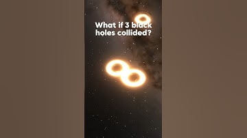 What if 3 black holes collided? #spacesim #universe #collision