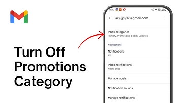 How to Turn Off Promotions Category in Gmail