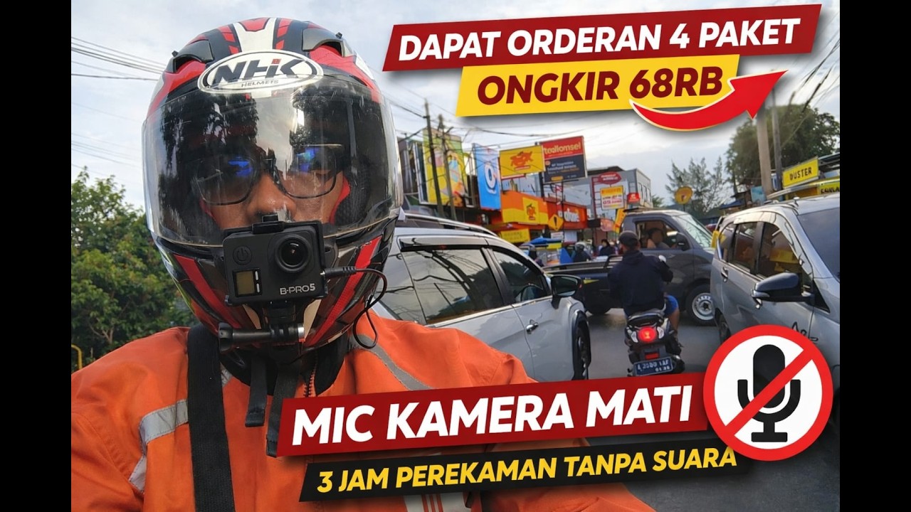 4 Paket Ongkir 68RB.. Tapi Mic Mati 3 Jam!