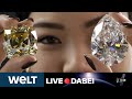 MEGA-KLUNKER: "The Rock" - XXL-Diamanten kommen bei Christie's unter den Hammer | WELT Live dabei