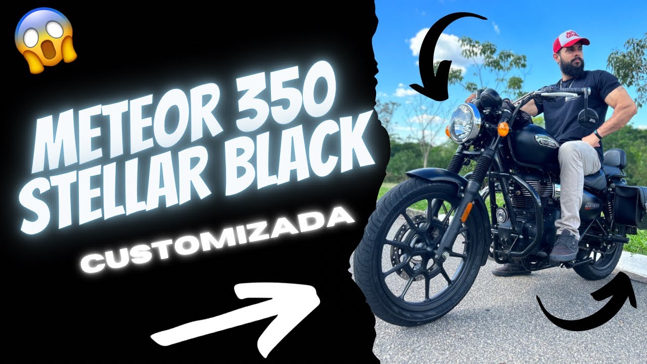 Meteor 350 Stellar Black Customizada