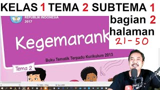 tema 2 kelas 1  subtema 1 halaman 21 50 kegemaranku  bagian 2 rev 2017