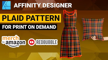 Affinity Designer | How to Create a Plaid Pattern