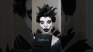 Ryuk makeup transition 🍎 #cosplay #makeup #makeuptransition #ryuk #anime #deathnote #cosplayer