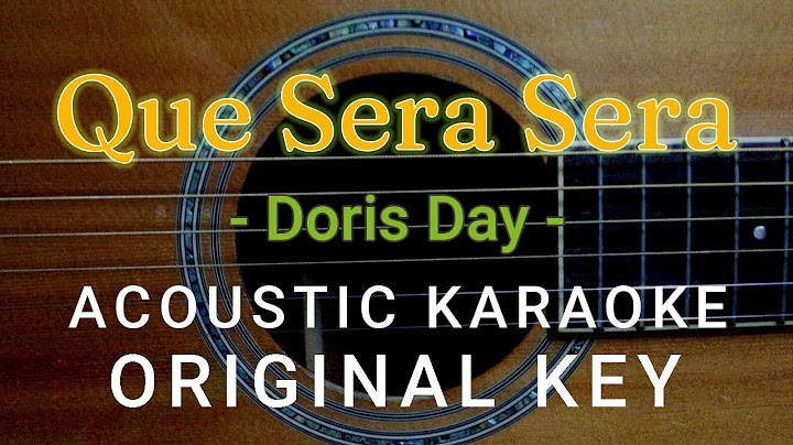 Que Sera, Sera Acoustic version - Acoustic performance video thumbnail