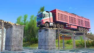 The Bridge BENDS DANGEROUSLY Under This Coal Truck's Enormous Weight